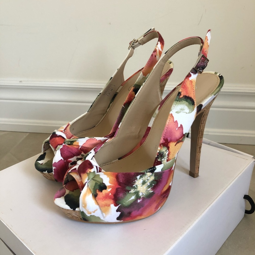 Aldo Farina Floral High Heels 5”